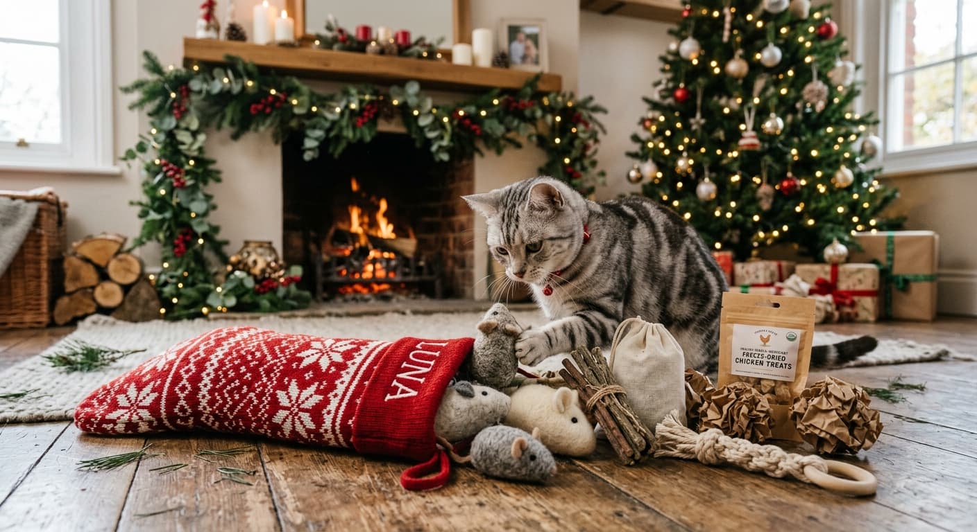 What to Put in Your Cat's Christmas Stocking