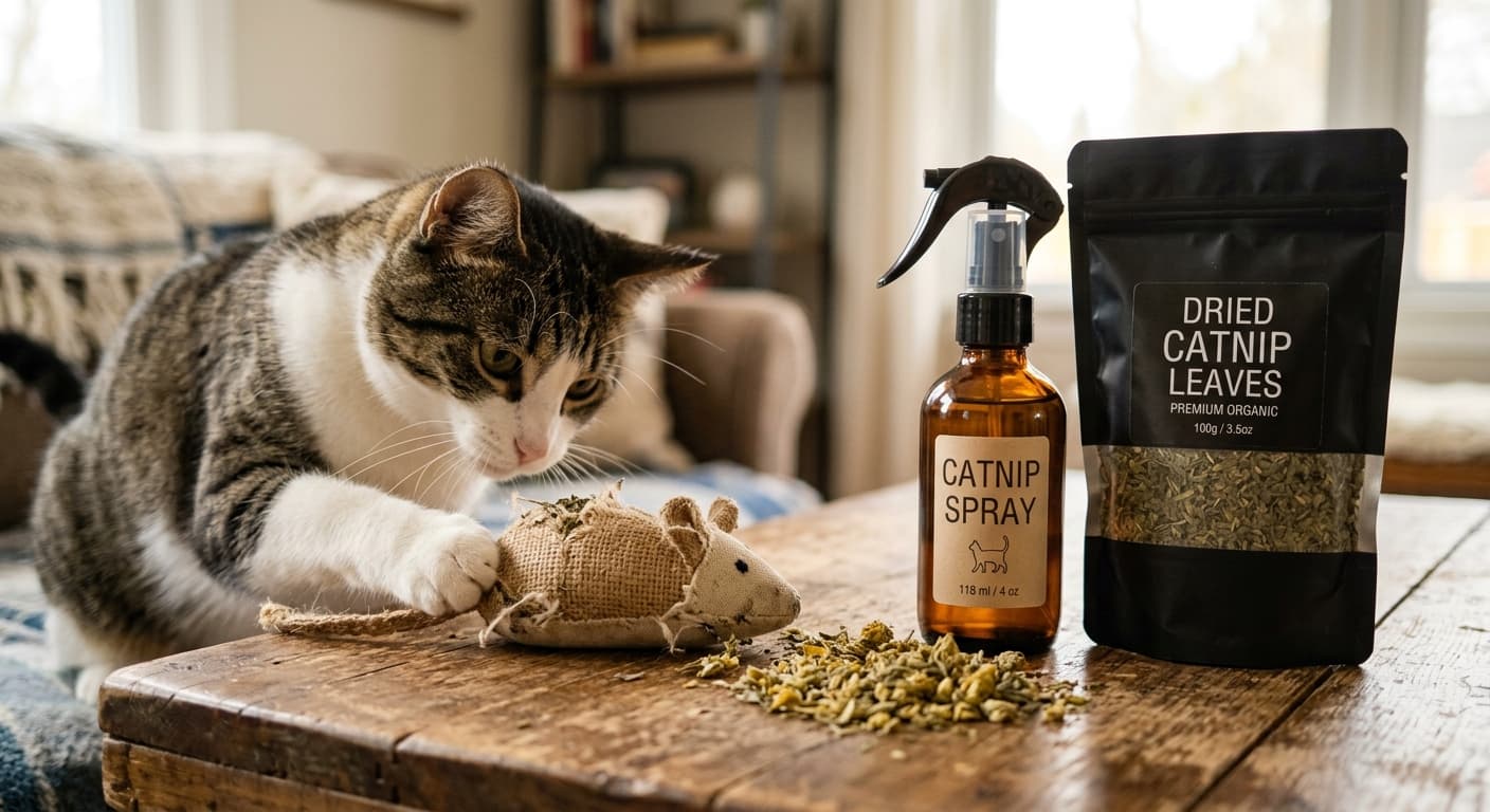 Catnip Toys and Spray