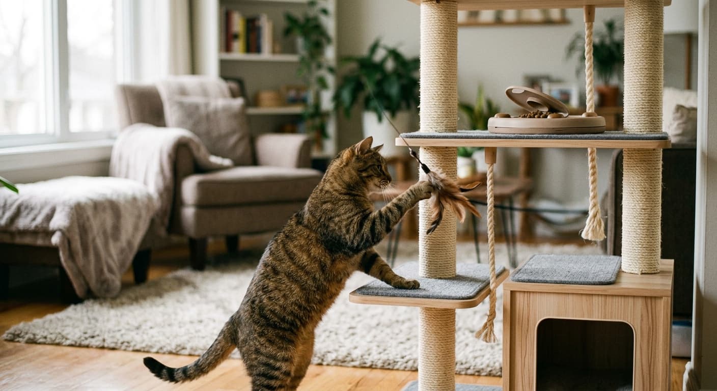 Indoor Cat Enrichment: How to Re-Energise a Bored Cat