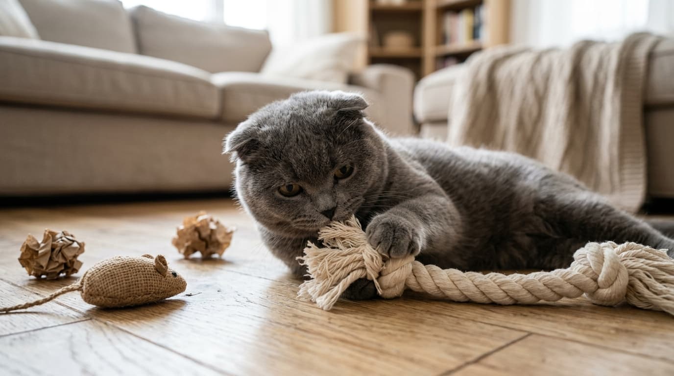 Are Synthetic Cat Toys Safe? Why Natural Fibres Matter